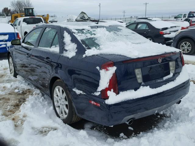 1G6DC67A770157175 - 2007 CADILLAC STS BLUE photo 3