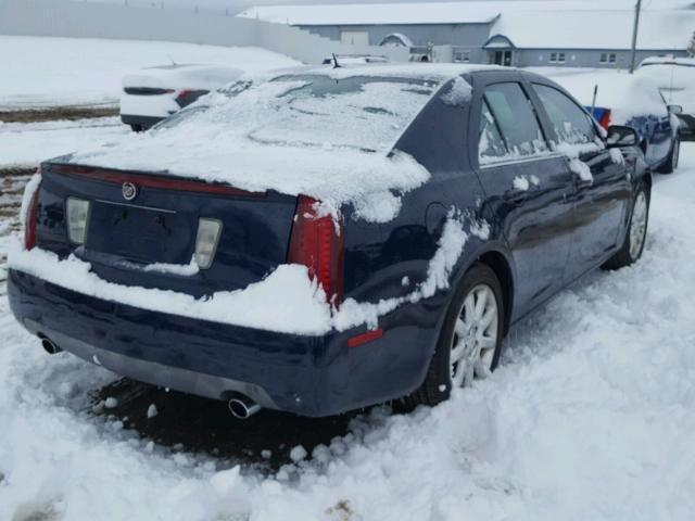 1G6DC67A770157175 - 2007 CADILLAC STS BLUE photo 4