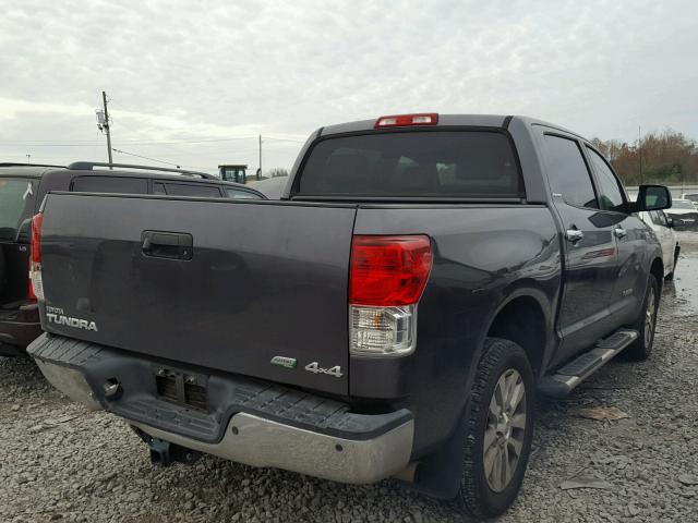 5TFHW5F1XDX308028 - 2013 TOYOTA TUNDRA CRE CHARCOAL photo 4