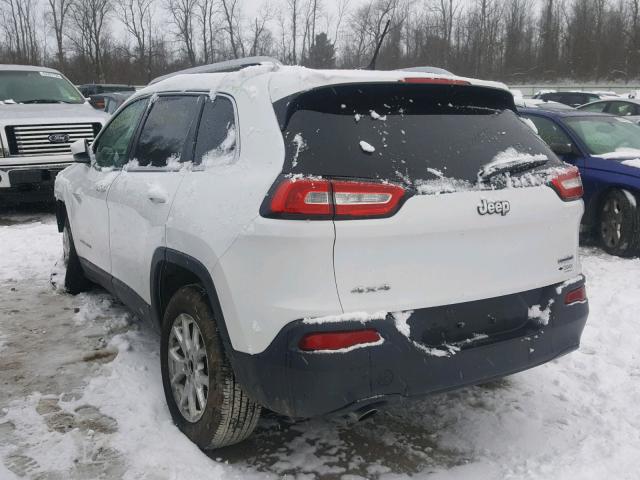 1C4PJMCB4EW128097 - 2014 JEEP CHEROKEE L WHITE photo 3