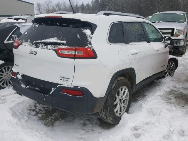 1C4PJMCB4EW128097 - 2014 JEEP CHEROKEE L WHITE photo 4