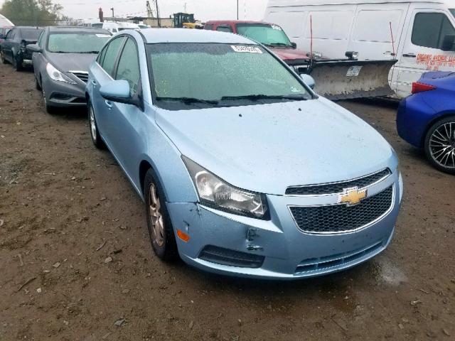 1G1PG5S92B7259157 - 2011 CHEVROLET CRUZE LT BLUE photo 1