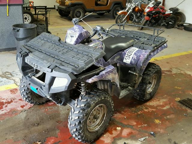 4XAMH50A95A355581 - 2005 POLARIS SPORTSMAN PURPLE photo 2