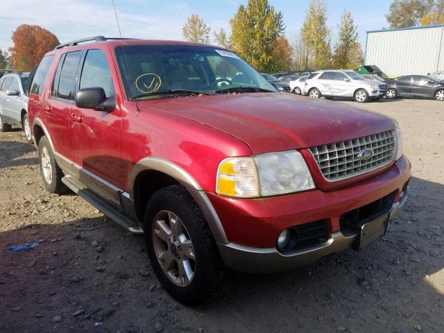 1FMZU74E33UC32773 - 2003 FORD EXPLORER E RED photo 1