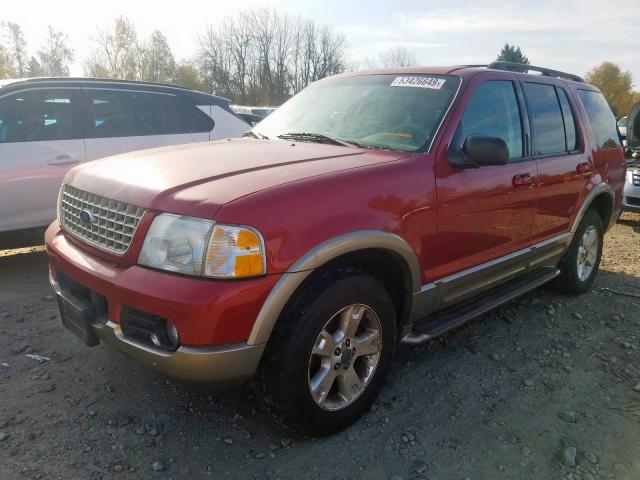 1FMZU74E33UC32773 - 2003 FORD EXPLORER E RED photo 2