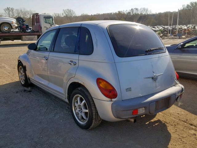 3C8FY4BB21T645258 - 2001 CHRYSLER PT CRUISER SILVER photo 3