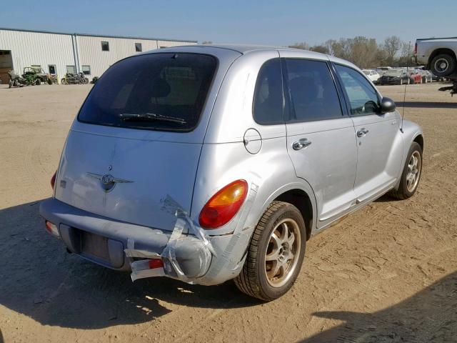 3C8FY4BB21T645258 - 2001 CHRYSLER PT CRUISER SILVER photo 4