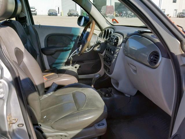 3C8FY4BB21T645258 - 2001 CHRYSLER PT CRUISER SILVER photo 5