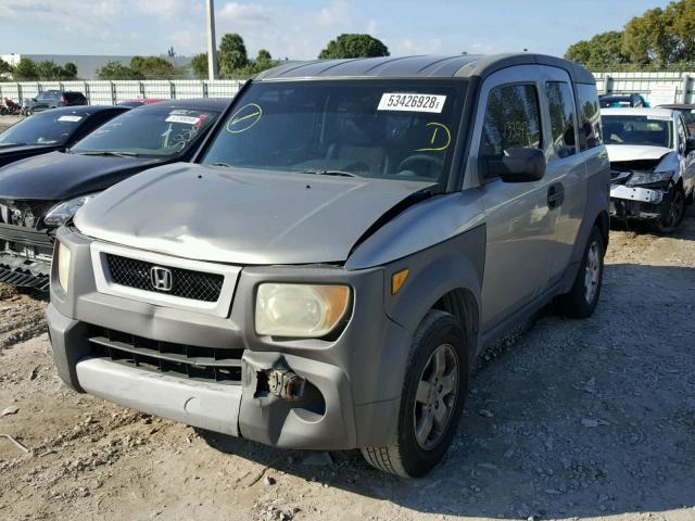 5J6YH28533L006220 - 2003 HONDA ELEMENT EX SILVER photo 2