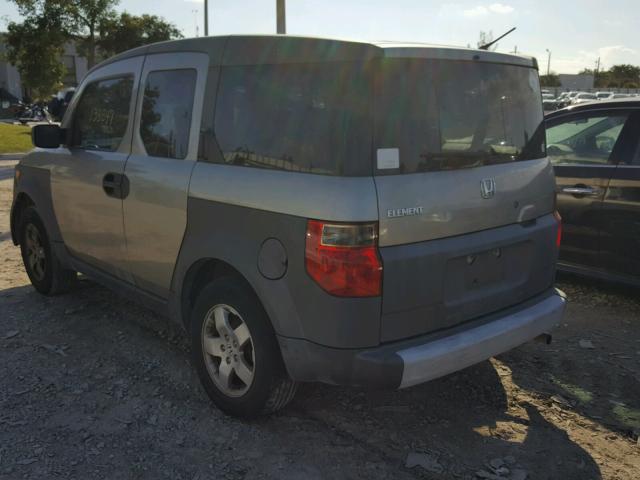 5J6YH28533L006220 - 2003 HONDA ELEMENT EX SILVER photo 3