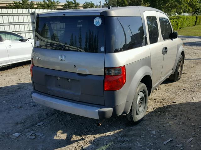 5J6YH28533L006220 - 2003 HONDA ELEMENT EX SILVER photo 4