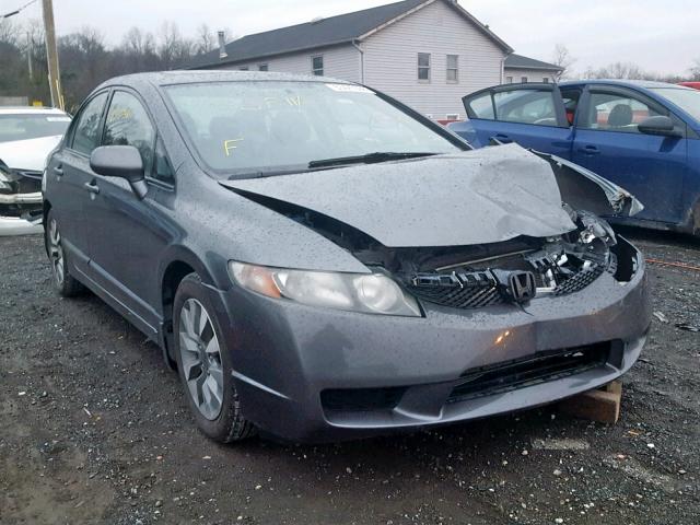 2HGFA16969H516909 - 2009 HONDA CIVIC EXL GRAY photo 1