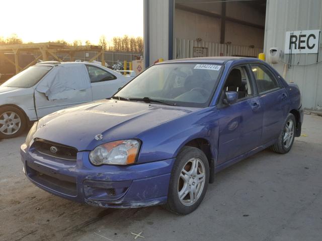 JF1GD67514H514895 - 2004 SUBARU IMPREZA RS BLUE photo 2