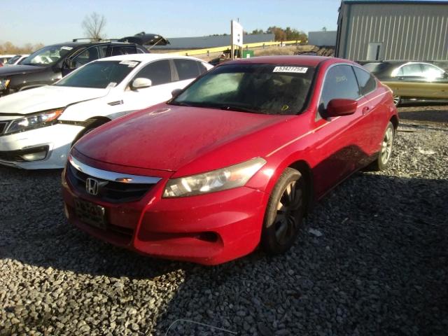 1HGCS1B31BA009714 - 2011 HONDA ACCORD LX- RED photo 2