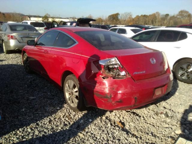 1HGCS1B31BA009714 - 2011 HONDA ACCORD LX- RED photo 3