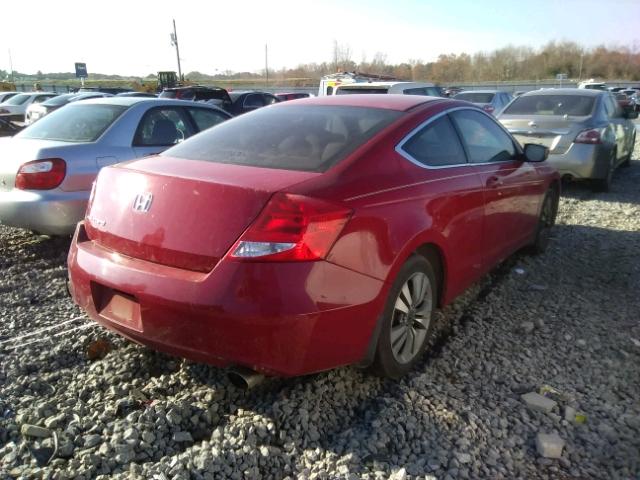 1HGCS1B31BA009714 - 2011 HONDA ACCORD LX- RED photo 4