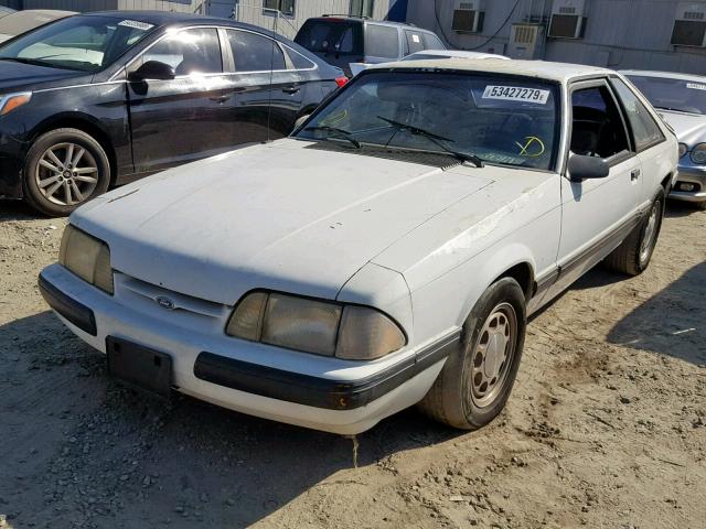 1FABP41E9HF168529 - 1987 FORD MUSTANG LX WHITE photo 2