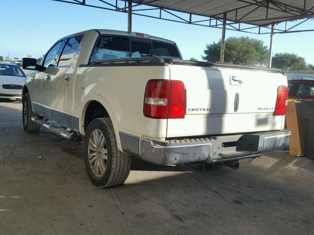 5LTPW18506FJ16398 - 2006 LINCOLN MARK LT WHITE photo 3