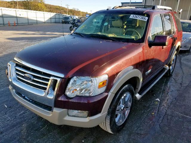 1FMEU64E07UA78960 - 2007 FORD EXPLORER E BEIGE photo 2