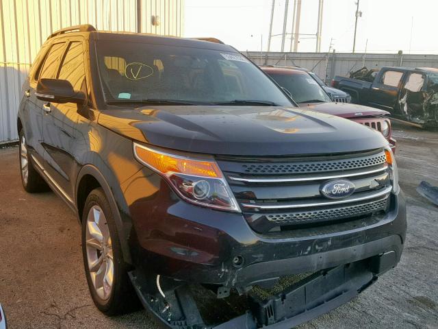 1FM5K8F81EGA10414 - 2014 FORD EXPLORER L BLACK photo 1