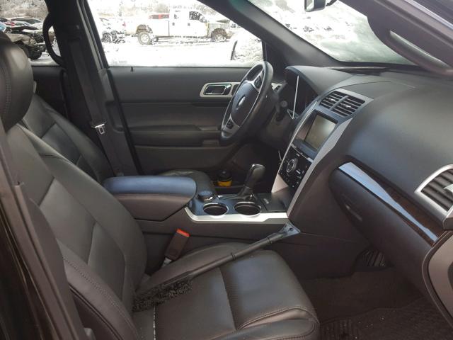 1FM5K8F81EGA10414 - 2014 FORD EXPLORER L BLACK photo 5