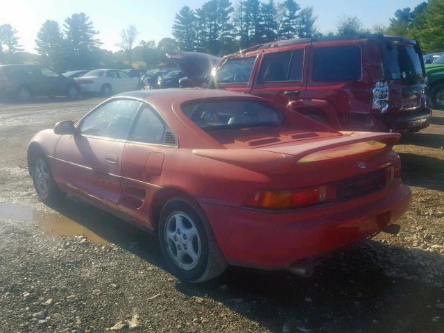 JT2SW22N1M0015844 - 1991 TOYOTA MR2 SPORT RED photo 3