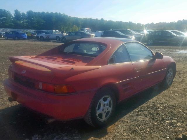 JT2SW22N1M0015844 - 1991 TOYOTA MR2 SPORT RED photo 4