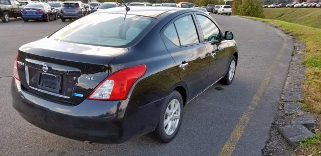 3N1CN7AP5CL820278 - 2012 NISSAN VERSA S BLACK photo 2