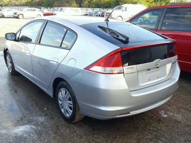 JHMZE2H56AS029494 - 2010 HONDA INSIGHT LX SILVER photo 3