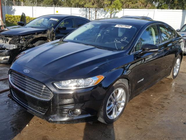 3FA6P0RU2GR324076 - 2016 FORD FUSION TIT BLACK photo 2