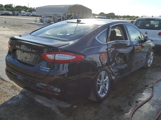 3FA6P0RU2GR324076 - 2016 FORD FUSION TIT BLACK photo 4