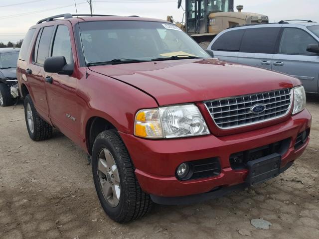 1FMDU73K14UC25646 - 2004 FORD EXPLORER X Bordo foto 1