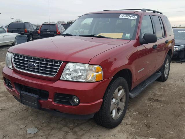1FMDU73K14UC25646 - 2004 FORD EXPLORER X Bordo foto 2