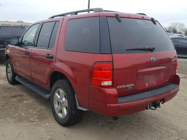 1FMDU73K14UC25646 - 2004 FORD EXPLORER X Bordo foto 3