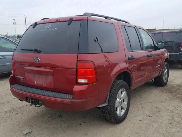 1FMDU73K14UC25646 - 2004 FORD EXPLORER X Bordo foto 4