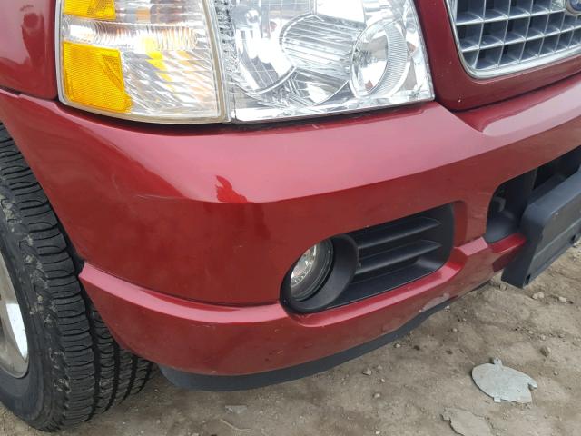 1FMDU73K14UC25646 - 2004 FORD EXPLORER X Bordo foto 9
