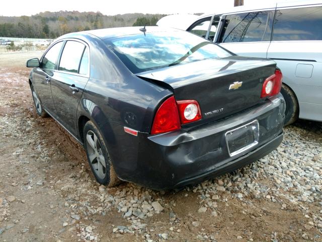 1G1ZC5E17BF260174 - 2011 CHEVROLET MALIBU 1LT GRAY photo 3
