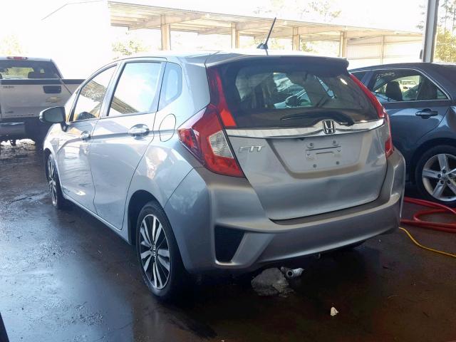 JHMGK5H7XHS023419 - 2017 HONDA FIT EX GRAY photo 3