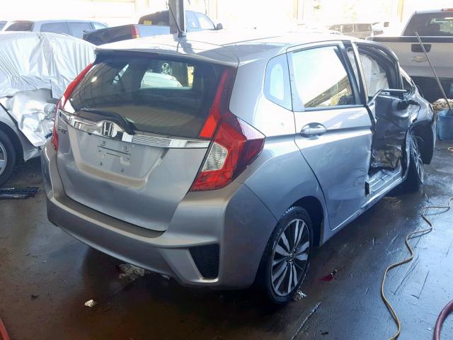 JHMGK5H7XHS023419 - 2017 HONDA FIT EX GRAY photo 4