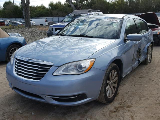 1C3CCBBB1DN550996 - 2013 CHRYSLER 200 TOURIN BLUE photo 2