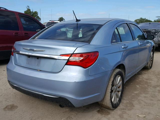 1C3CCBBB1DN550996 - 2013 CHRYSLER 200 TOURIN BLUE photo 4