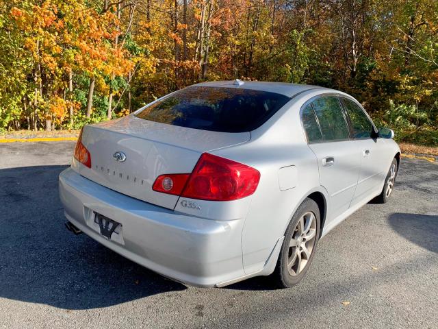 JNKCV51F16M614926 - 2006 INFINITI G35 SILVER photo 3