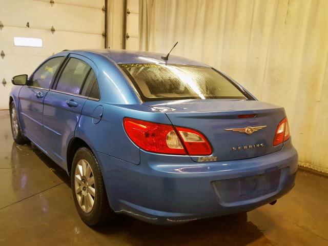 1C3LC46K48N209801 - 2008 CHRYSLER SEBRING LX BLUE photo 3