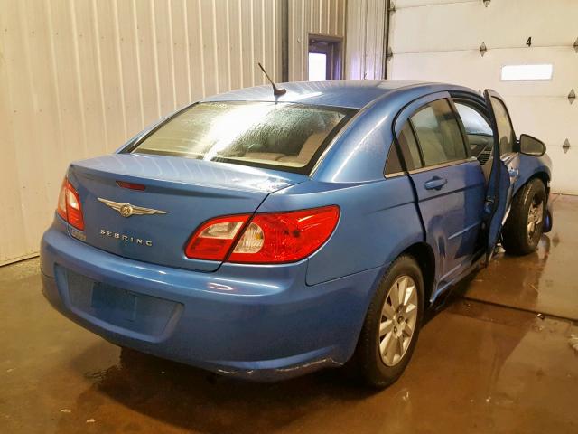 1C3LC46K48N209801 - 2008 CHRYSLER SEBRING LX BLUE photo 4