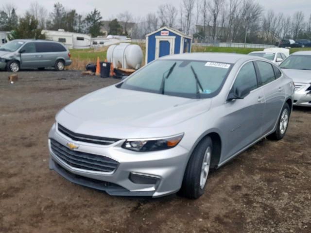 1G1ZB5ST5HF251863 - 2017 CHEVROLET MALIBU LS SILVER photo 2