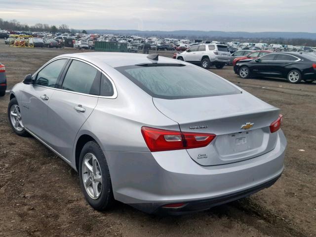 1G1ZB5ST5HF251863 - 2017 CHEVROLET MALIBU LS SILVER photo 3