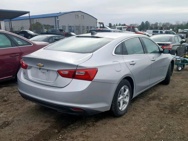 1G1ZB5ST5HF251863 - 2017 CHEVROLET MALIBU LS SILVER photo 4