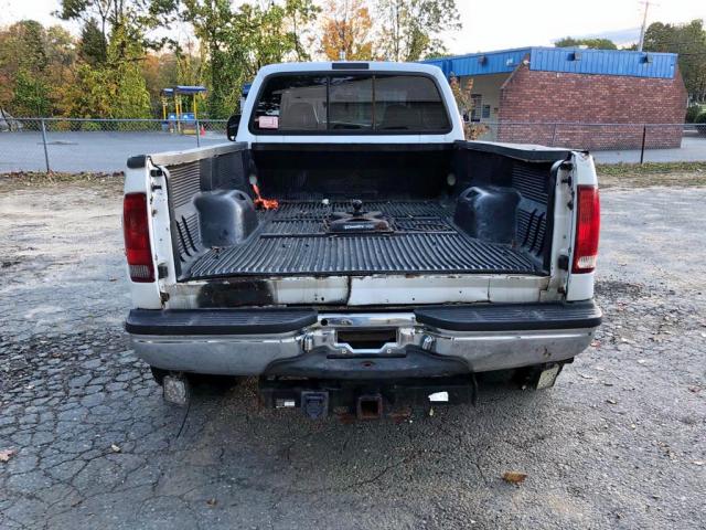 1FDAW56P25EB73397 - 2005 FORD F550 SUPER WHITE photo 6