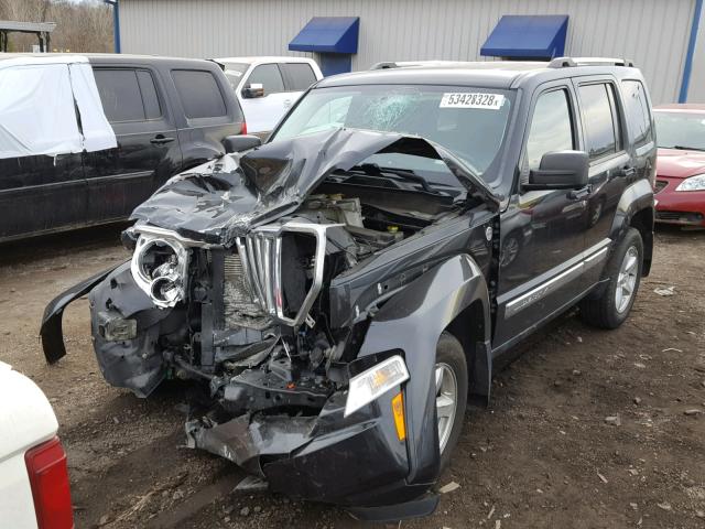 1J4PN5GK4BW540580 - 2011 JEEP LIBERTY LI BLACK photo 2