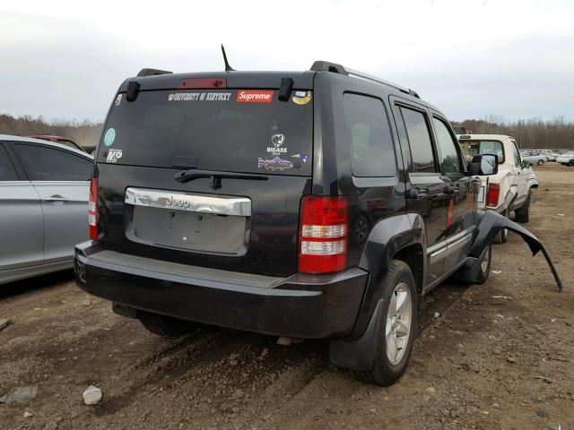 1J4PN5GK4BW540580 - 2011 JEEP LIBERTY LI BLACK photo 4